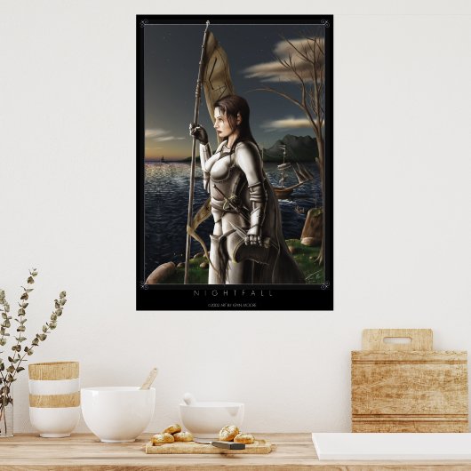 NachtFall Poster (Küche)