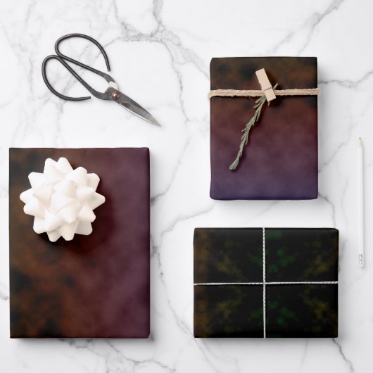 Nachtfall Sogströmung Geschenkpapier Set (Vorderseite)