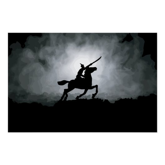 Nachtfall Triumph: Ritter in Nebel Poster (Vorderseite)