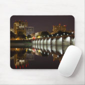 Nachtfälle auf der Market Street Bridge Mousepad (Mit Mouse)