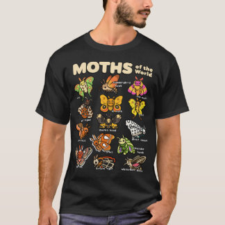 Nachtfalter Für Insekten Nachtfalter Liebhaber Nac T-Shirt