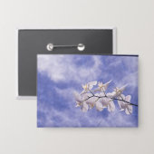 Nachtfalter-Orchidee Button (Vorderseite/Rückseite)