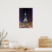 Nachtfarbe Leinwand Poster (Küche)