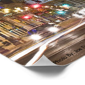 Nachtfarbe Leinwand Poster (Ecke)