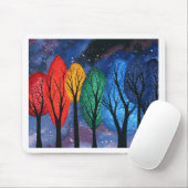 Nachtfarbe - starry Himmel der Wirblen Bäume des Mousepad (Mit Mouse)