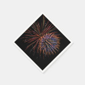 Nachtfeuerwerk Serviette (Ecke)