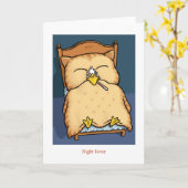 Nachtfieberkarte Karte (Gelbe Blume)