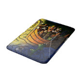 Nachtfischen Badematte (Schrägansicht)