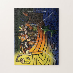 Nachtfischen Puzzle