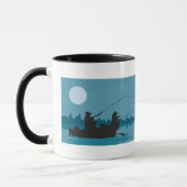 Nachtfischen unter Vollmond Tasse (Links)