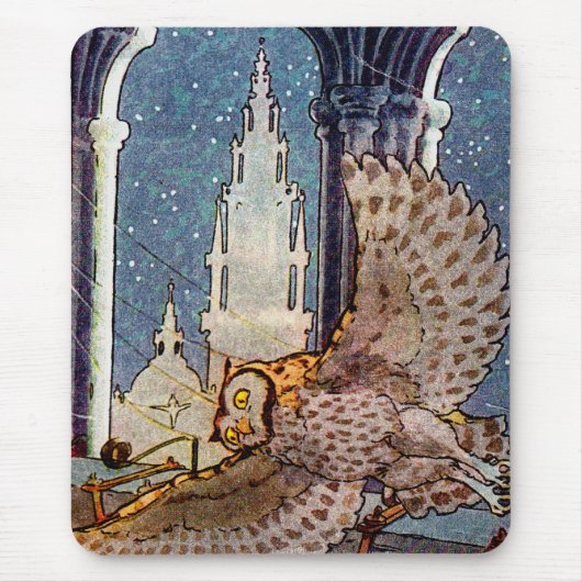Nachtfliegen Mousepad (Vorne)