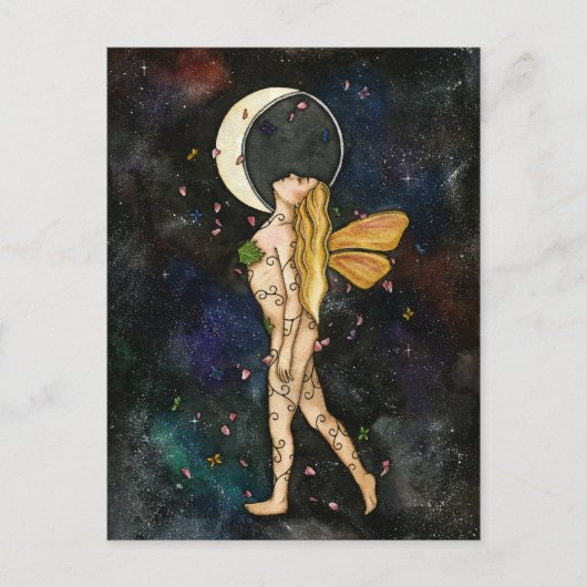 Nachtfliegen Postkarte (Vorderseite)