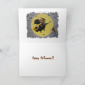 "Nachtflug!" Feiertagskarte (Innenseite)