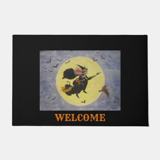 "Nachtflug!" Fußmatte (Vorderseite)