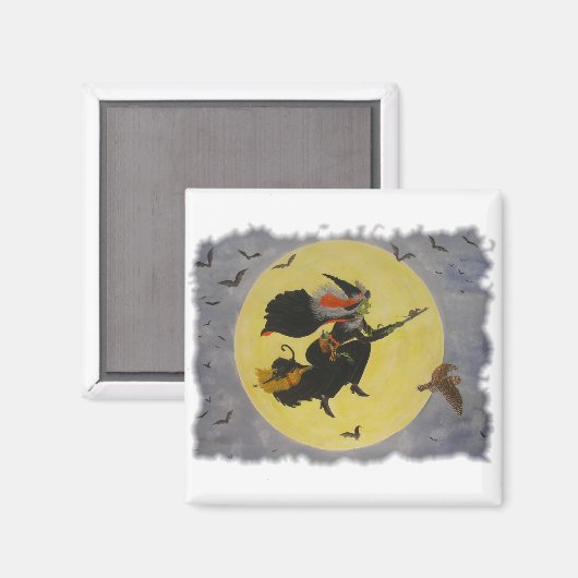 "Nachtflug!" Magnet (Vorderseite/Rückseite)