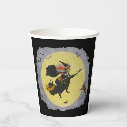 "Nachtflug!" Pappbecher (Rückseite)