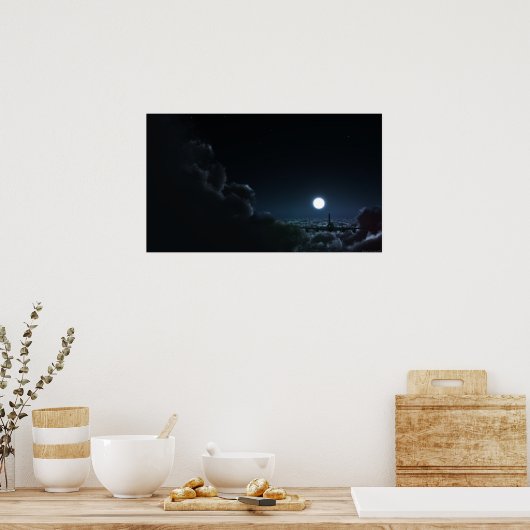 Nachtflug Poster (Küche)