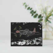 Nachtflug von Tuskegee Postkarte (Stehend Vorderseite)