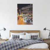 Nachtfotografie von Bangkok Geschenk für Freunde Leinwanddruck (Insitu (Schlafzimmer))