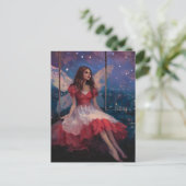 Nachtfrische Postkarte (Stehend Vorderseite)