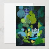 Nachtgarten Einladung (Vorne/Hinten)