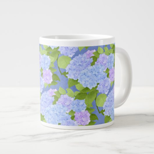Nachtgarten Hydrangea Jumbo-Tasse (Vorderseite Rechts)