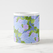 Nachtgarten Hydrangea Jumbo-Tasse (Vorderseite)