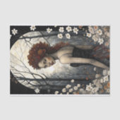 Nachtgarten Königin Moonlit Schönheit Dogwoods Dec Seidenpapier (Vorderseite)