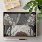 Nachtgarten Königin Moonlit Schönheit Dogwoods Dec Seidenpapier (Geschenk)