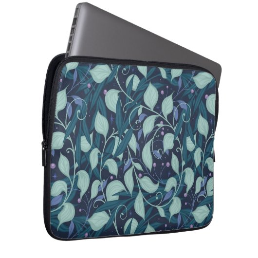 Nachtgarten Laptopschutzhülle (Vorne Rechts)