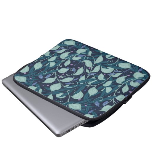 Nachtgarten Laptopschutzhülle (Vorne Knopf)