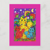 Nachtgarten Postkarte (Vorderseite)