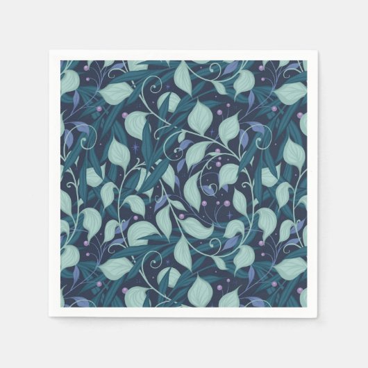 Nachtgarten Serviette (Vorderseite)