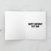 NACHTGEBURTSTAG FÜR DEN HUSBAND IHM GREETING CARD KARTE (Innenseite)