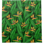 Nachtgeflügel im Paradies Duschvorhang (Vorderseite)