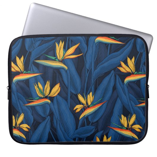 Nachtgeflügel im Paradiesgarten 2 Laptopschutzhülle (Vorderseite)