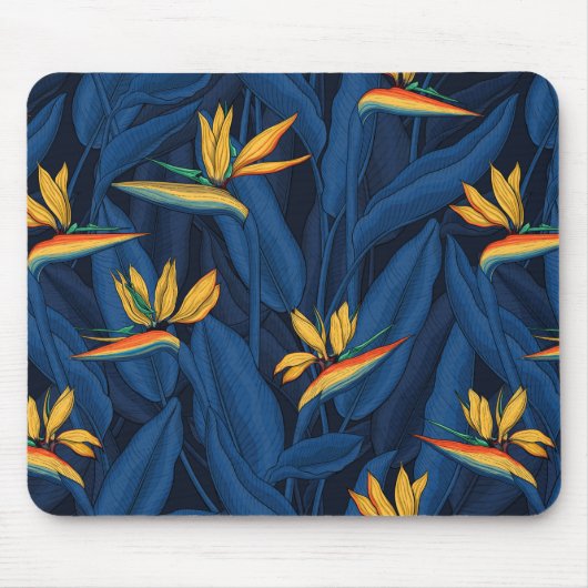 Nachtgeflügel im Paradiesgarten 2 Mousepad (Vorne)