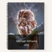 Nachtgeschäft Foto Name und Jahresplaner hinzufüge Notizblock (Vorderseite)