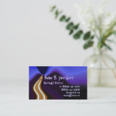 Nachtgeschwindigkeits-Visitenkarte Visitenkarte (Stehend Vorderseite)