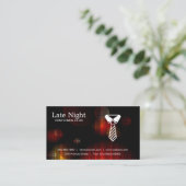 Nachtglanz Business Anzug Visitenkarte (Stehend Vorderseite)