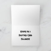 'Nachtglühen' Halloween-Karte Karte (Innenseite)