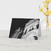 'Nachtglühen' Halloween-Karte Karte (Gelbe Blume)