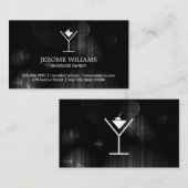 Nachtglühen-Martini-Logo Visitenkarte (Vorne/Hinten)