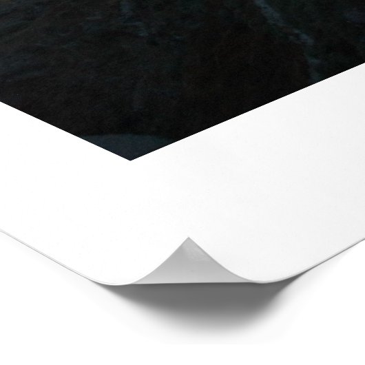 Nachtglühen Poster (Ecke)