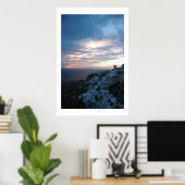 Nachtglühen Poster (Heimbüro)