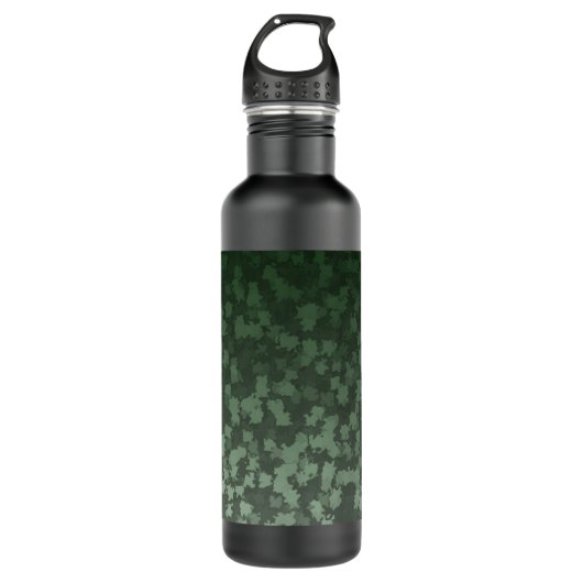 Nachtgrüne Camouflage Trinkflasche (Vorderseite)