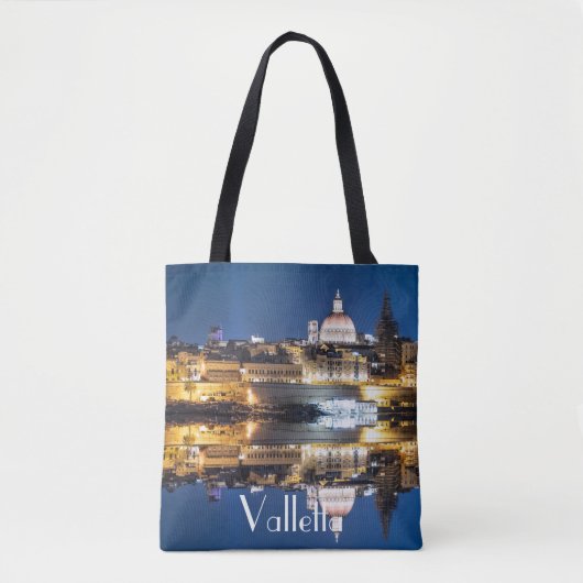 Nachthafen der Altstadt von Valletta Tasche (Vorderseite)