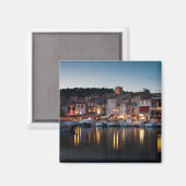 Nachthafen von Cassis Magnet (Vorderseite/Rückseite)