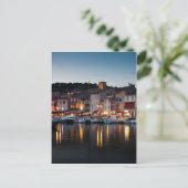 Nachthafen von Cassis Postkarte (Stehend Vorderseite)