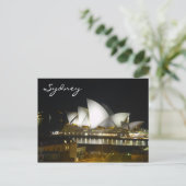 Nachthaus Sydney Postkarte (Stehend Vorderseite)